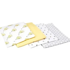 Baby Vision Cobertor de Flanela 4Pk, Abelha Discount