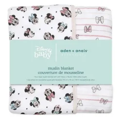 Aden + Anais Cobertor de musselina Essentials Minnie Rainbows Clearance