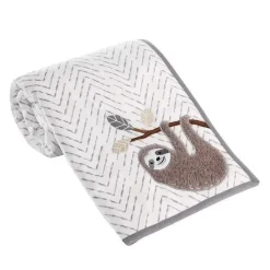 Lambs u0026 Ivy Cobertor macio para bebês Lambs & Ivy Jungle Fashion