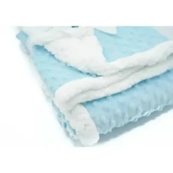 Rose Textiles Cobertor Sherpa de pipoca da - cinza Sale
