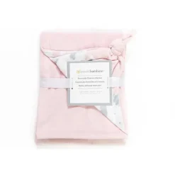Piccolo Bambino Cobertores de bebê de camurça reversível , rosa/nuvens Best