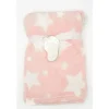Rose Textiles Cobertores de bebê estrela de lã , rosa Clearance
