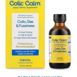 Colic Calm - Gripe Water, gotas para alívio de cólicas e gases infantis Clearance