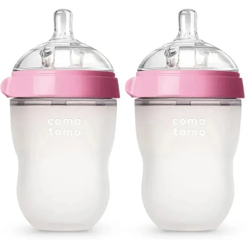comotomo__mamadeira_pk_na_SKUljz6J1HU_0.webp Comotomo - mamadeira 2Pk Natural Feel, rosa (8 onças) Best