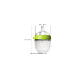 Comotomo - pacote de mamadeira com 7 unidades, verde Discount