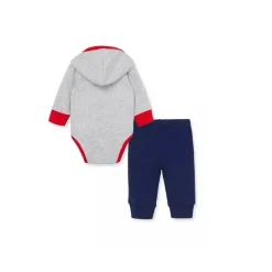Little Me Conjunto Bodysuit Valentines - Marinho Online