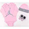 Jordan Conjunto básico manga longa rosa Haddad Hot