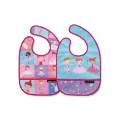 Crocodile Creek Conjunto de 2 babadores 2 Go - Sweet Dreams New