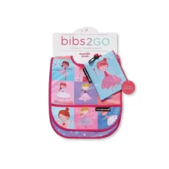 Crocodile Creek Conjunto de 2 babadores 2 Go - Sweet Dreams New