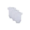 Luvable Friends Conjunto de 3 Bodys de Bebê , Branco Hot