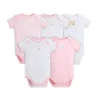 Burt's Bees Baby Conjunto de 5 bodys de manga curta Burt's Bees, flor Fashion