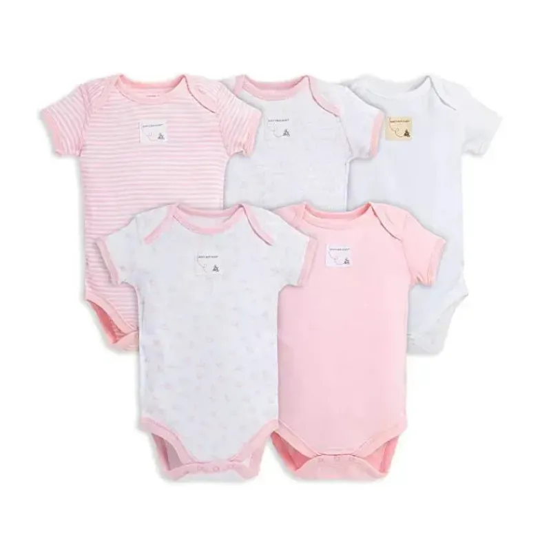 conjunto_de__bodys_de_man_SKUpVNCMsE2_0.webp Burt's Bees Baby Conjunto de 5 bodys de manga curta Burt's Bees, flor Fashion