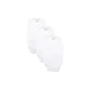 Luvable Friends Conjunto de 3 bodys sem mangas , branco Clearance