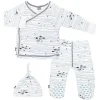Kushies Baby Conjunto de 3 peças Kushies Take Me Home - Estampa Azul Best