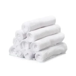 SpaSilk Conjunto de 10 toalhas , branco Online