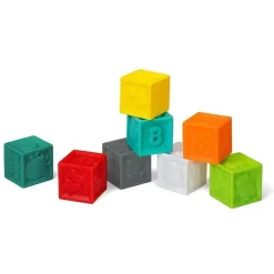 Infantino Conjunto de Blocos Squeeze & Stack, Multicolorido Hot