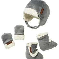 JJ Cole Conjunto de chapéus de inverno para crianças, luvas e botas Tomy , cinza Discount