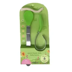 Iplay Conjunto de colheres de aprendizagem - Verde Fashion