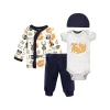 Baby Vision Conjunto de enxoval Hudson Baby - 4 unidades para bebês prematuros New