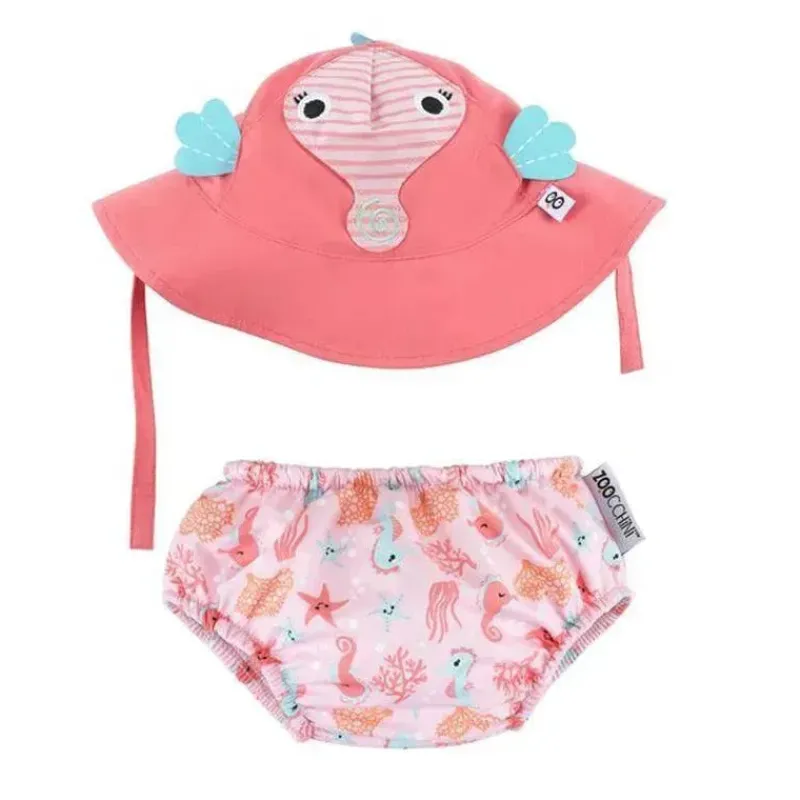 conjunto_de_fraldas_de_ba_SKU7BxIh4wq_0.webp Zoocchini Conjunto de fraldas de banho e chapéu de sol , Sally The Seahorse New