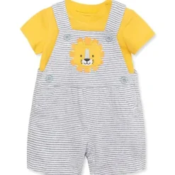 Little Me Conjunto de macacão de malha de algodão macio - Baby Boy Lion Sale