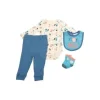 René Rofé Conjunto de macacão e calça Rene Rofe - 4Pk Baby Boy Fox New