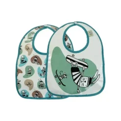 Ore Originals Conjunto de mini babador Ore' Originals Ryder the Rabbit, pacote com 2 Hot