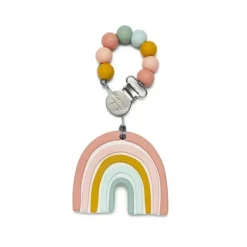 Loulou LOLLIPOP Conjunto de mordedores de silicone , arco-íris pastel Discount