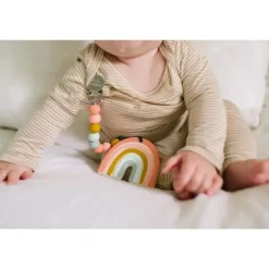 Loulou LOLLIPOP Conjunto de mordedores de silicone , arco-íris pastel Discount