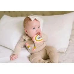 Loulou LOLLIPOP Conjunto de mordedores de silicone , arco-íris pastel Discount