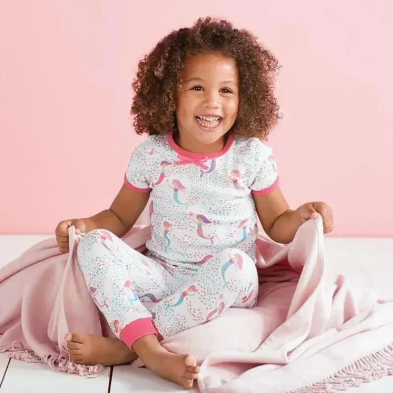 conjunto_de_pijama_de_dua_SKUorYQaHnr_1.webp Mud Pie Conjunto de pijama de duas peças com estampa de sereia de torta de lama New