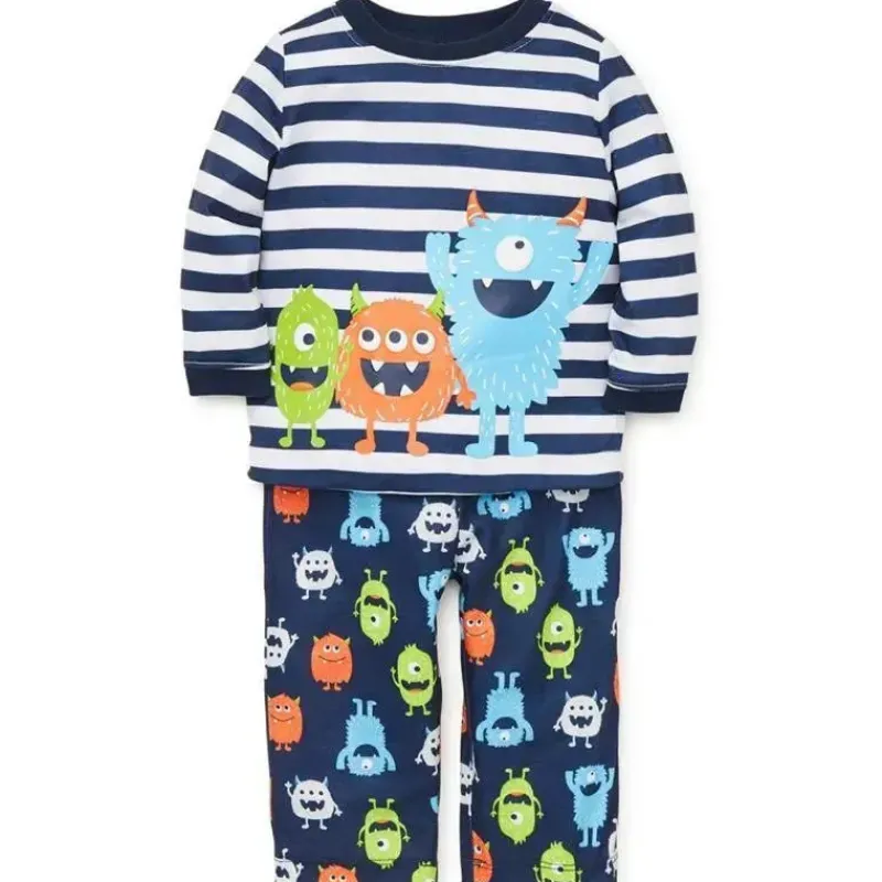 conjunto_de_pijama_little_SKUoxS2LyTY_1.webp Little Me Conjunto de pijama - Monstros 2 Pk, Azul Online