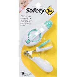 Safety 1st Conjunto de pinças e cortador de unhas Clear View, Ártico Outlet