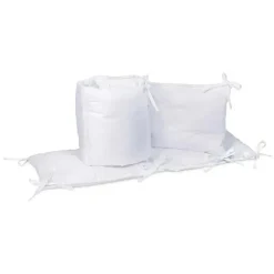 Trend Lab Conjunto de Pára-choques para Berço 4 Peças - Branco Hot