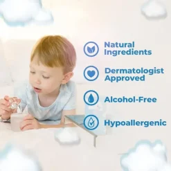 Baby Jolie Conjunto de presente de banho (shampoo, condicionador e perfume de bebê com memória) Outlet