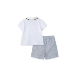 Little Me Conjunto de Shorts Baleia - Azul Clearance