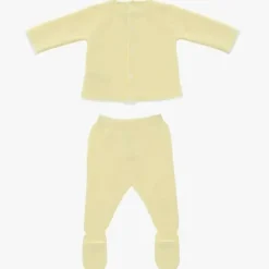 Martin Aranda Conjunto de suéter e leggings de malha - Take Me Home Ibiza, amarelo Fashion