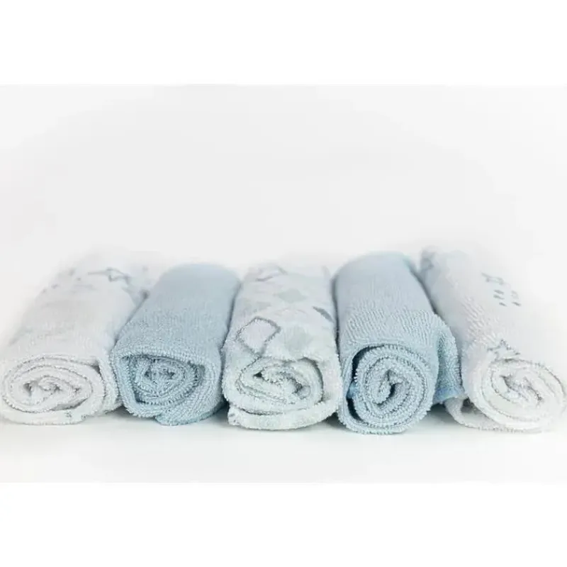 conjunto_de_toalha_de_ban_SKUIwjPKXyF_3.webp Piccolo Bambino Conjunto de toalha de banho 5 pk Terry para bebê, azul Outlet
