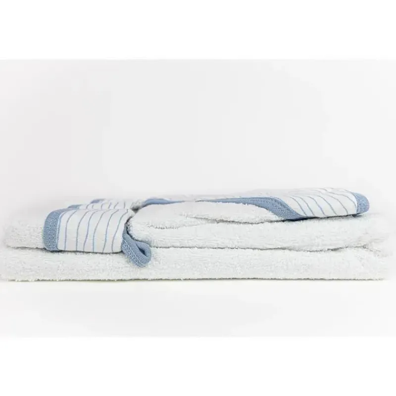 conjunto_de_toalha_de_beb_SKUdnKOOVR6_2.webp Piccolo Bambino Conjunto de toalha de bebê com capuz e 3 toalhinhas de bebê listrado azul Outlet