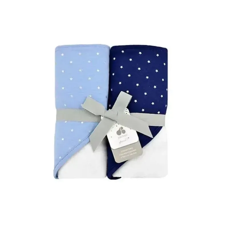 conjunto_de_toalhas_com_c_SKUWZThoIPz_0.webp Triboro Soothe Time Conjunto de toalhas com capuz Just Born Sparkle Azul Marinho e Azul Claro 2 Pacotes Fashion