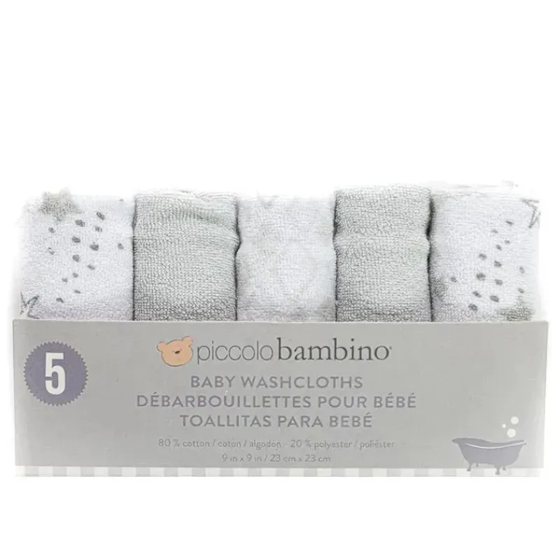 conjunto_de_toalhinhas_de_SKUZsa3GzFH_0.webp Piccolo Bambino Conjunto de toalhinhas de bebê 5 pk Terry, cinza Hot