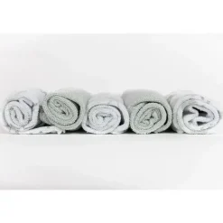 Piccolo Bambino Conjunto de toalhinhas de bebê 5 pk Terry, cinza Hot
