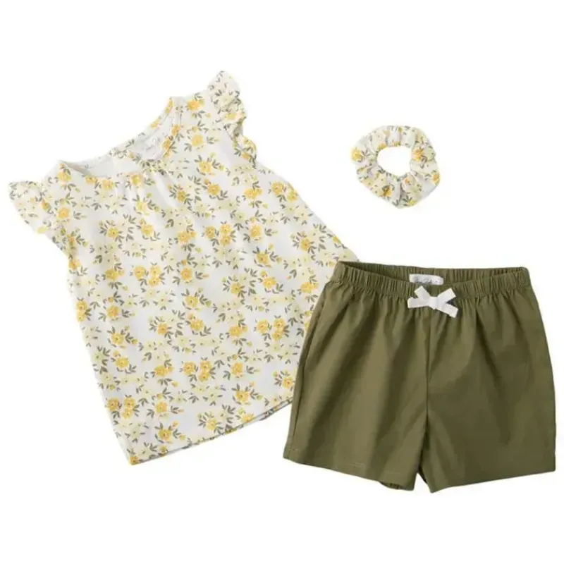 conjunto_rene_rofe_girl_f_SKU245N0gzF_0.webp René Rofé Conjunto Rene Rofe Girl Floral Top e Shorts com Scrunchie Best