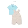 Little Me Conjunto Shortall Car - Bege New