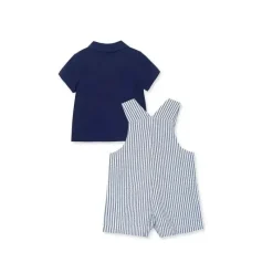 Little Me Conjunto Shortall Lobster - Marinho Outlet