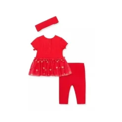 Little Me Conjunto Tutu Love - Vermelho Online