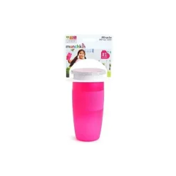 Munchkin Copo com Canudinho Miracle 360 ​​14 Oz - Rosa New