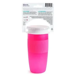 Munchkin Copo com Canudinho Miracle 360 ​​14 Oz - Rosa New