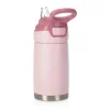 Nuby Copo Flip-It Reflex - Thristy Kids 10 onças de aço inoxidável, rosa New