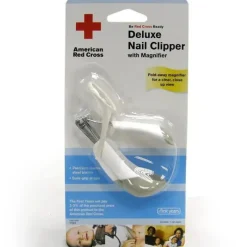 American Red Cross Corta-unhas Deluxe Cruz Vermelha Americana com lupa Outlet